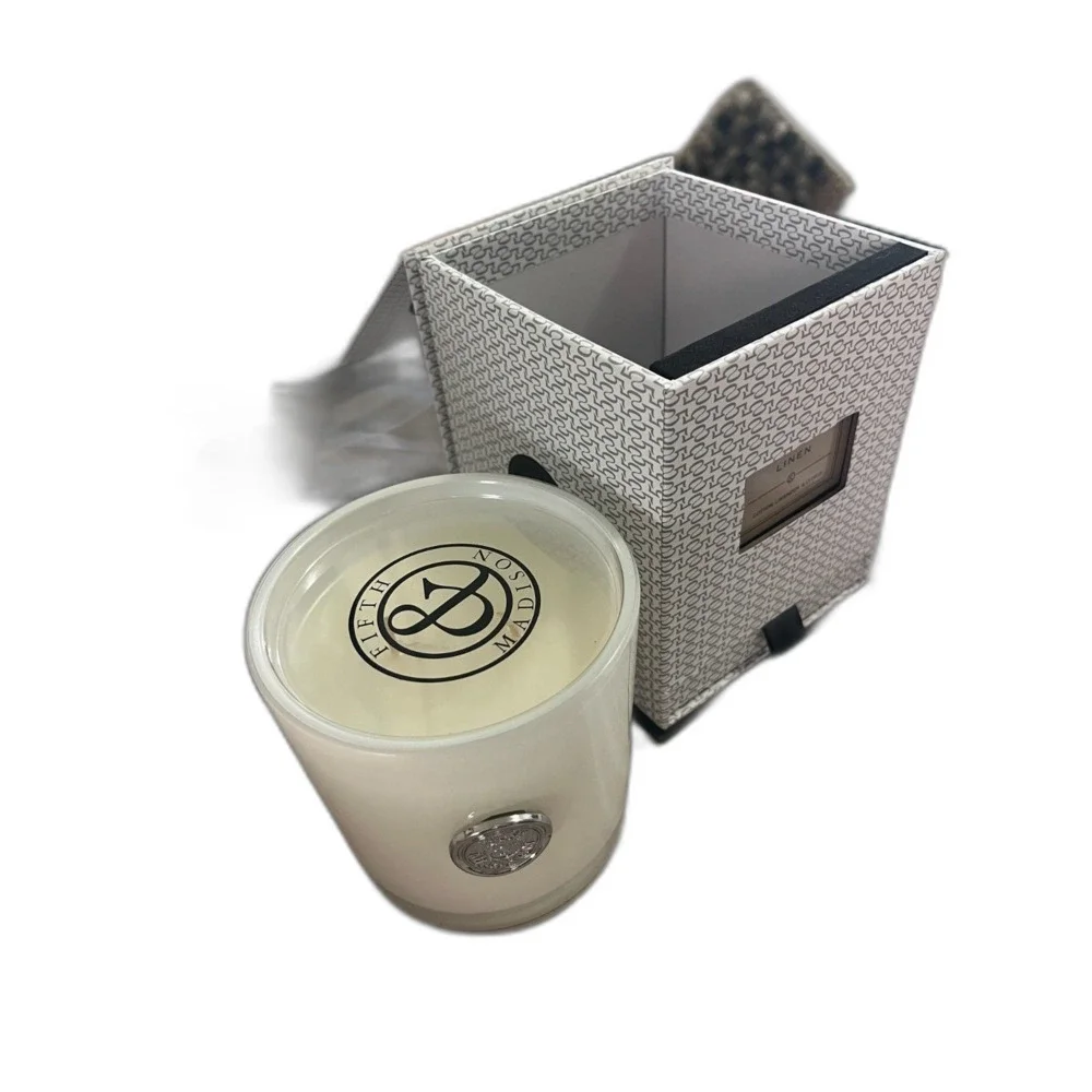 Fifth & Madison | Linen Soho Double Wick Candle